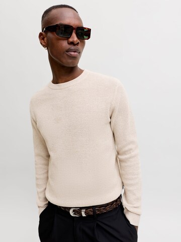 JACK & JONES Sweater 'Eryder' in Beige