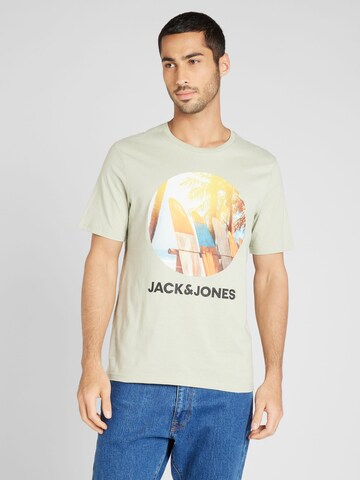 JACK & JONES Shirt 'NAVIN' in Groen: voorkant
