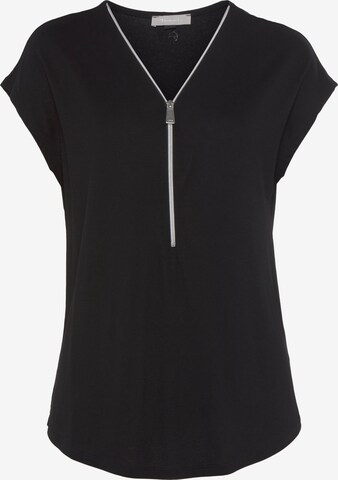 TAMARIS Shirt in Black: front