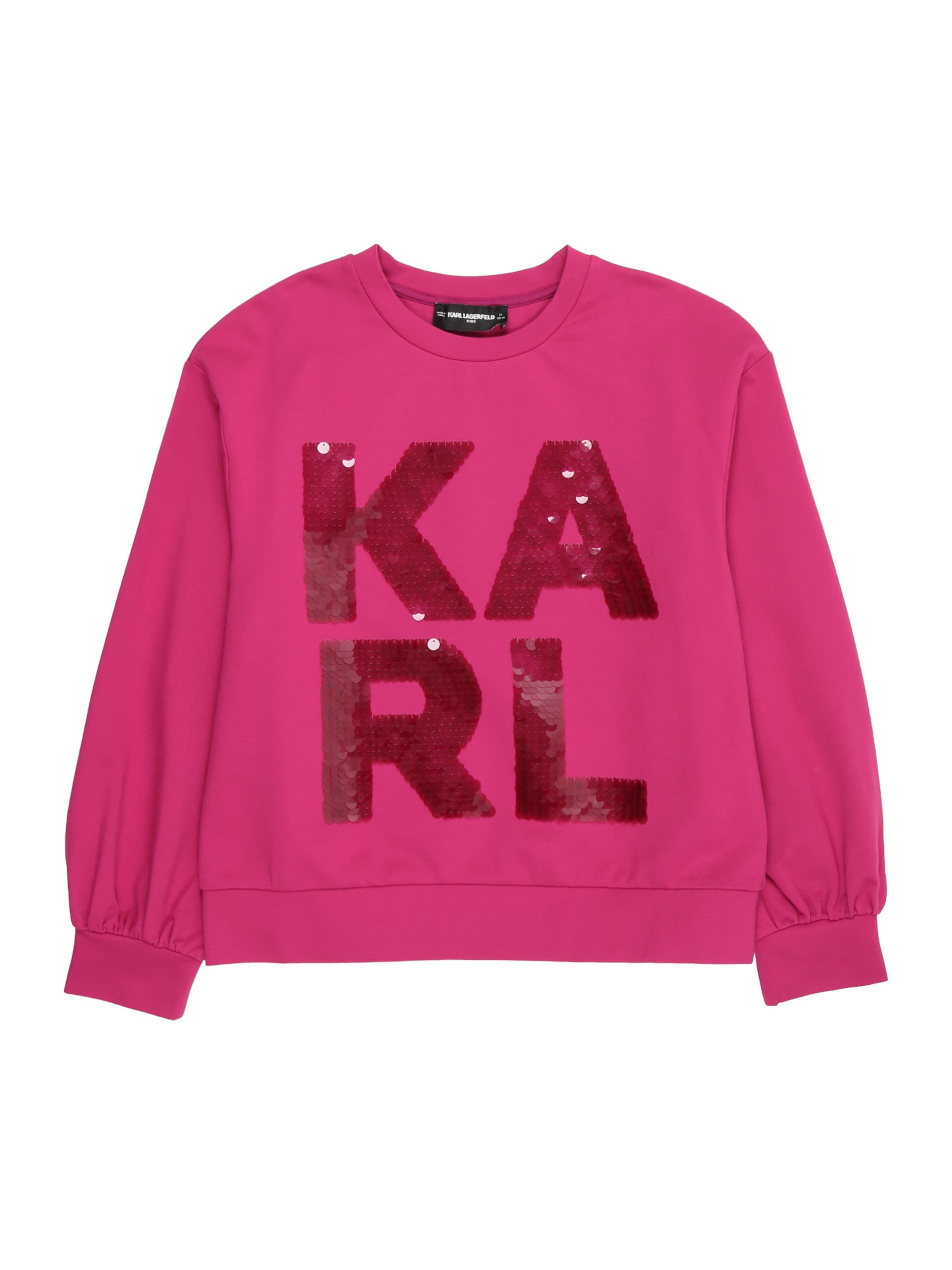 Felpa di Karl Lagerfeld in rosa: frontale
