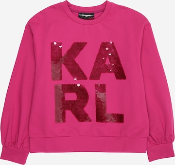 rožinė Karl Lagerfeld Megztinis be užsegimo: priekis