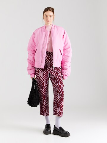 s.Oliver BLACK LABEL Wide leg Broek in Rood