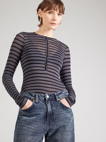 WEEKDAY Tričko – šedá: přední strana