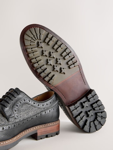 Next Δετό παπούτσι σε μαύρο