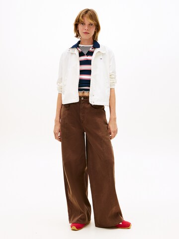 Tommy Jeans Демисезонная куртка 'ESSENTIAL' в Белый