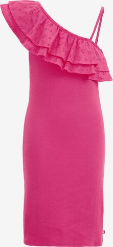 WE Fashion Dress in Pink: front