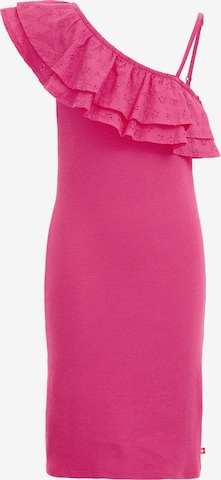 WE Fashion Sukienka w kolorze różowy: przód
