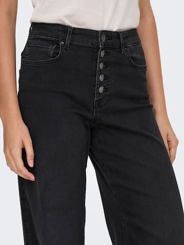 ONLY Wide Leg Jeans i sort