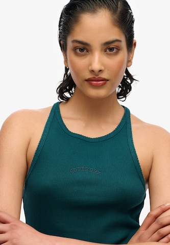 Superdry Top 'Essential Racer' in Groen