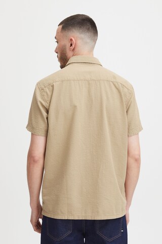 !Solid Regular fit Button Up Shirt 'Frevne' in Beige