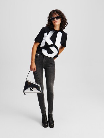 KARL LAGERFELD JEANSMajica - crna boja