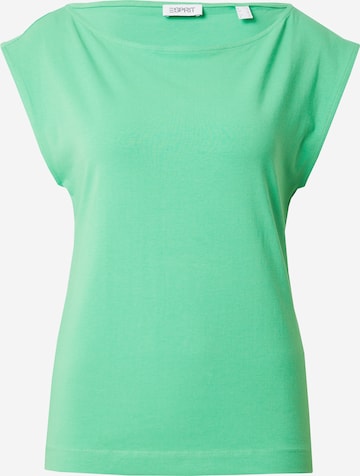 ESPRIT Majica | zelena barva: sprednja stran