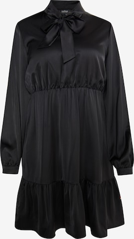 Robe usha BLACK LABEL en noir : devant