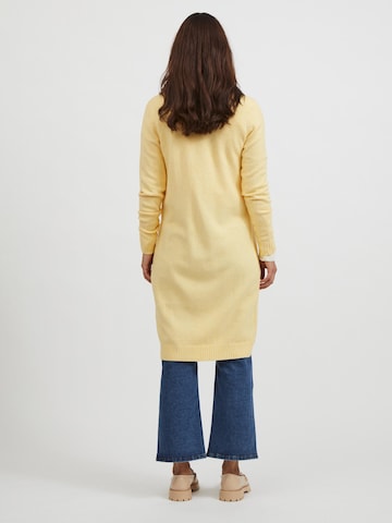 VILA Knitted Coat 'Ril' in Yellow