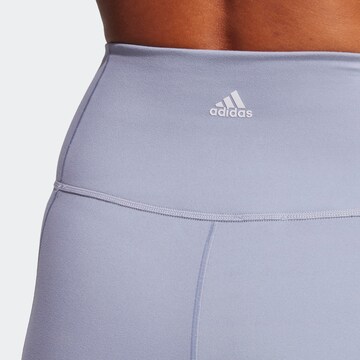 ADIDAS SPORTSWEARSkinny Sportske hlače 'Studio' - ljubičasta boja