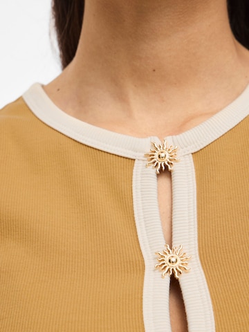 VILA Gebreide top 'VIFriq' in Geel