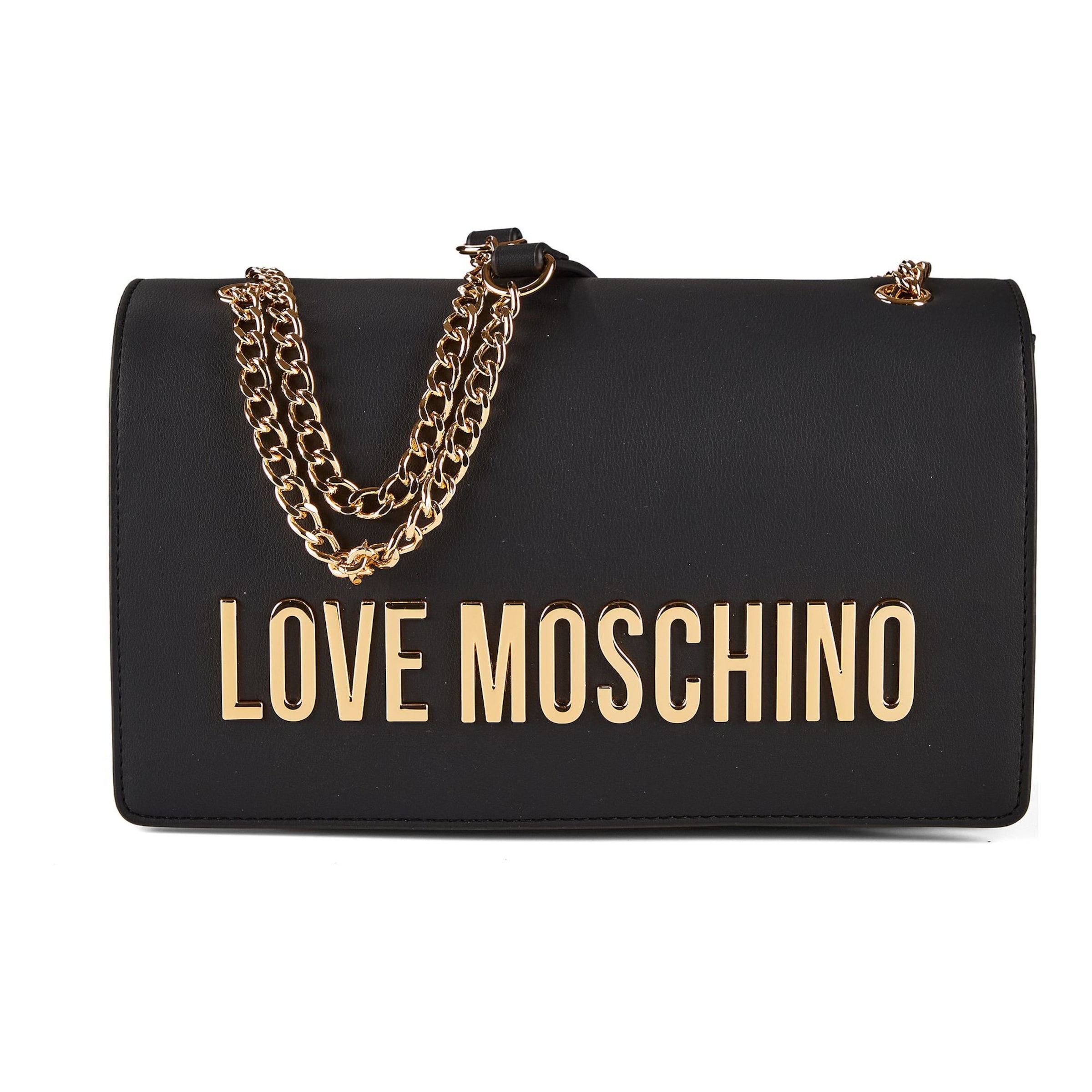 Sac bandoulière 'Bold Love' Love Moschino en gris : devant