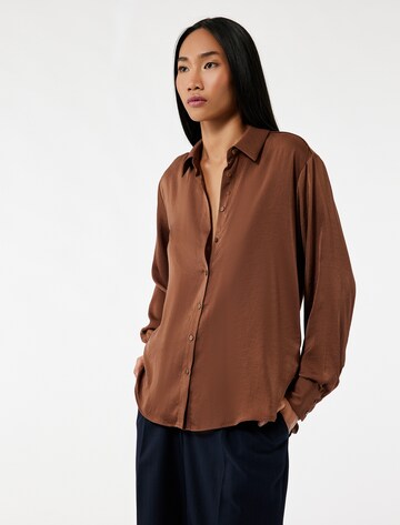 Koton Bluse in Braun: Vorderseite