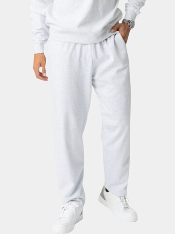 TEESHOPPEN Tapered Pants in Grey: front