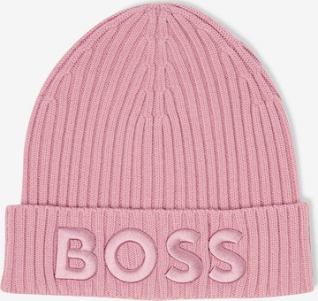 BOSS Mütze in Pink: Vorderseite
