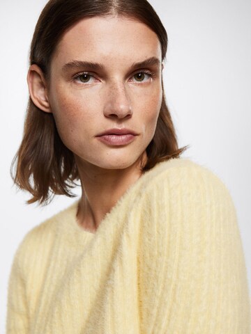 MANGO Sweater 'Hairo' in Yellow