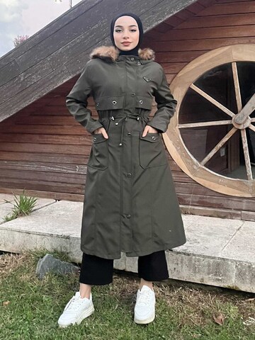 MODAMIHRAM Winter Jacket in Green