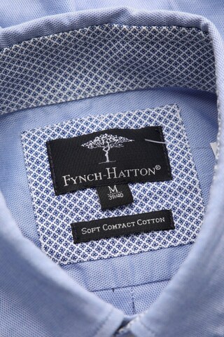 FYNCH-HATTON Button Up Shirt in M in Blue