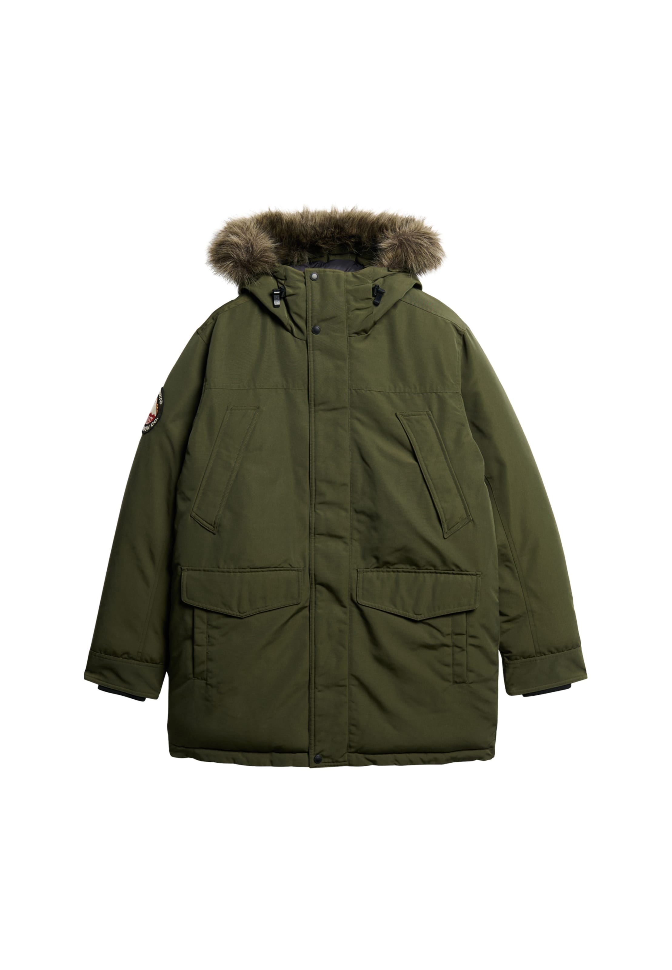 Superdry & Co Parka 'Everest' in Grün: Vorderseite
