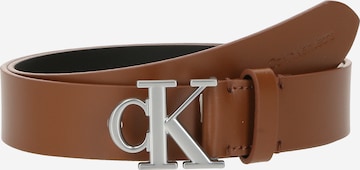 Calvin Klein Jeans Riem in Bruin: voorkant