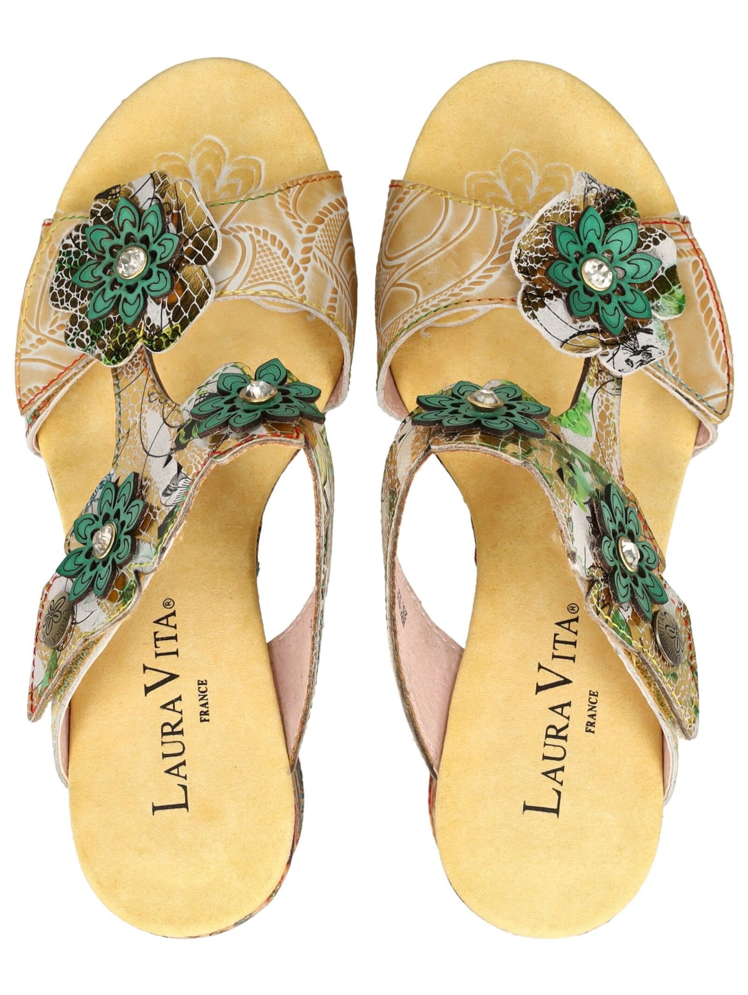Laura Vita Pantolette in Beige