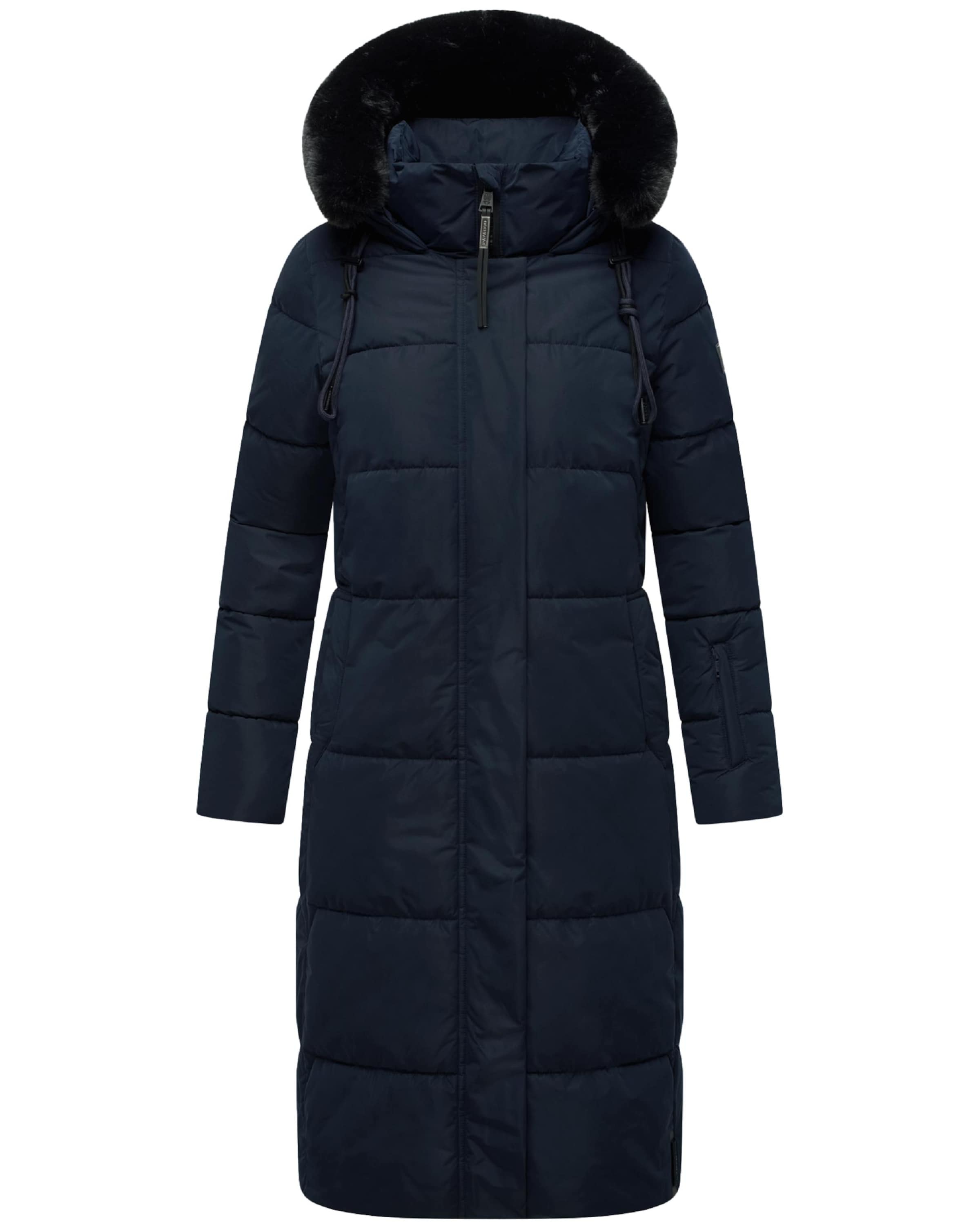 NAVAHOO Зимнее пальто 'Blitzliebe XIV' в Синий: спереди