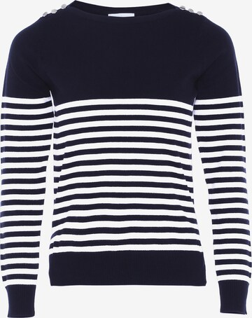 usha BLUE LABEL Sweater in Blue: front