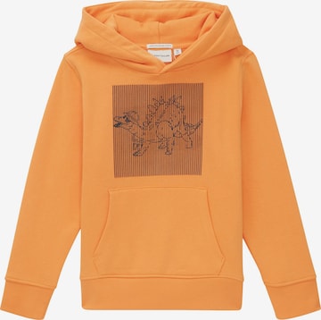TOM TAILOR Sweatshirt in Oranje: voorkant