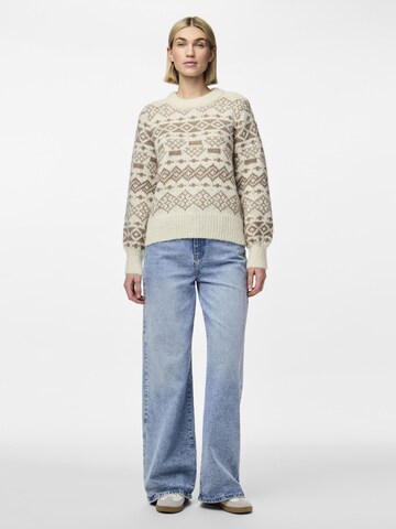 PIECES Pullover 'Jianna' i beige