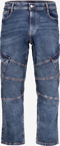 Jean ' 6 Pocket Cargo Style ' Mill&Tailor en bleu : devant