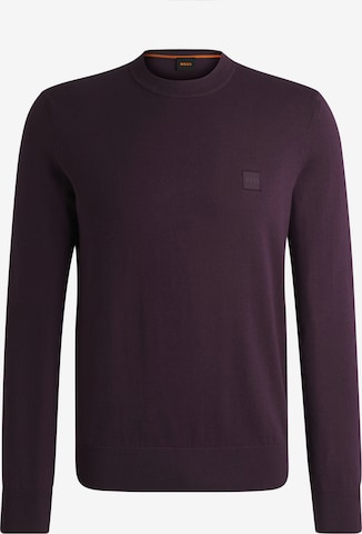 BOSS Pullover in Lila: Vorderseite