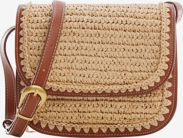 MANGO Skuldertaske i beige: forside