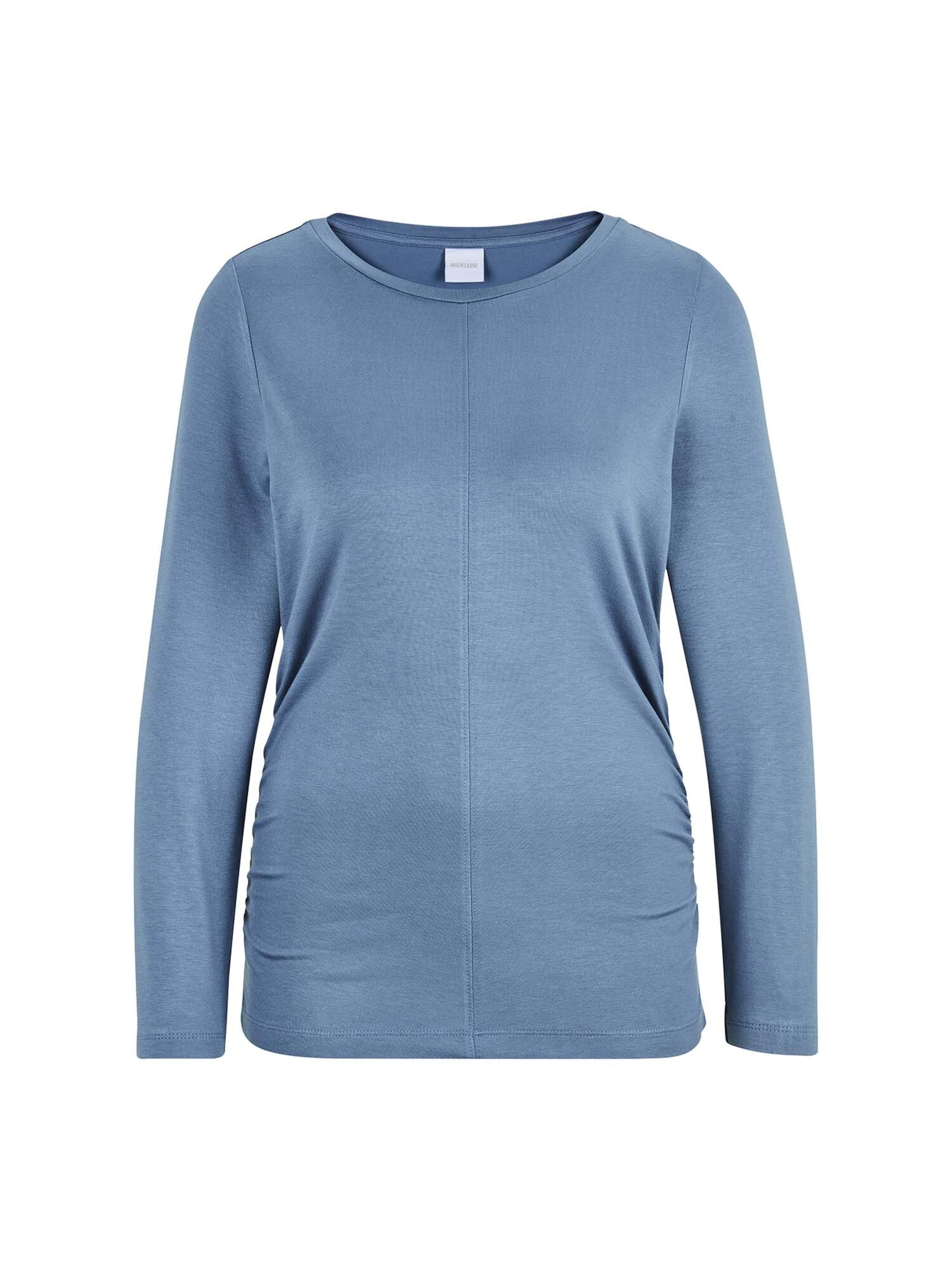 T-shirt MADELEINE en bleu : devant