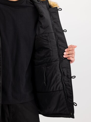 ALPHA INDUSTRIES Winter Parka 'N3B Airborne' in Black