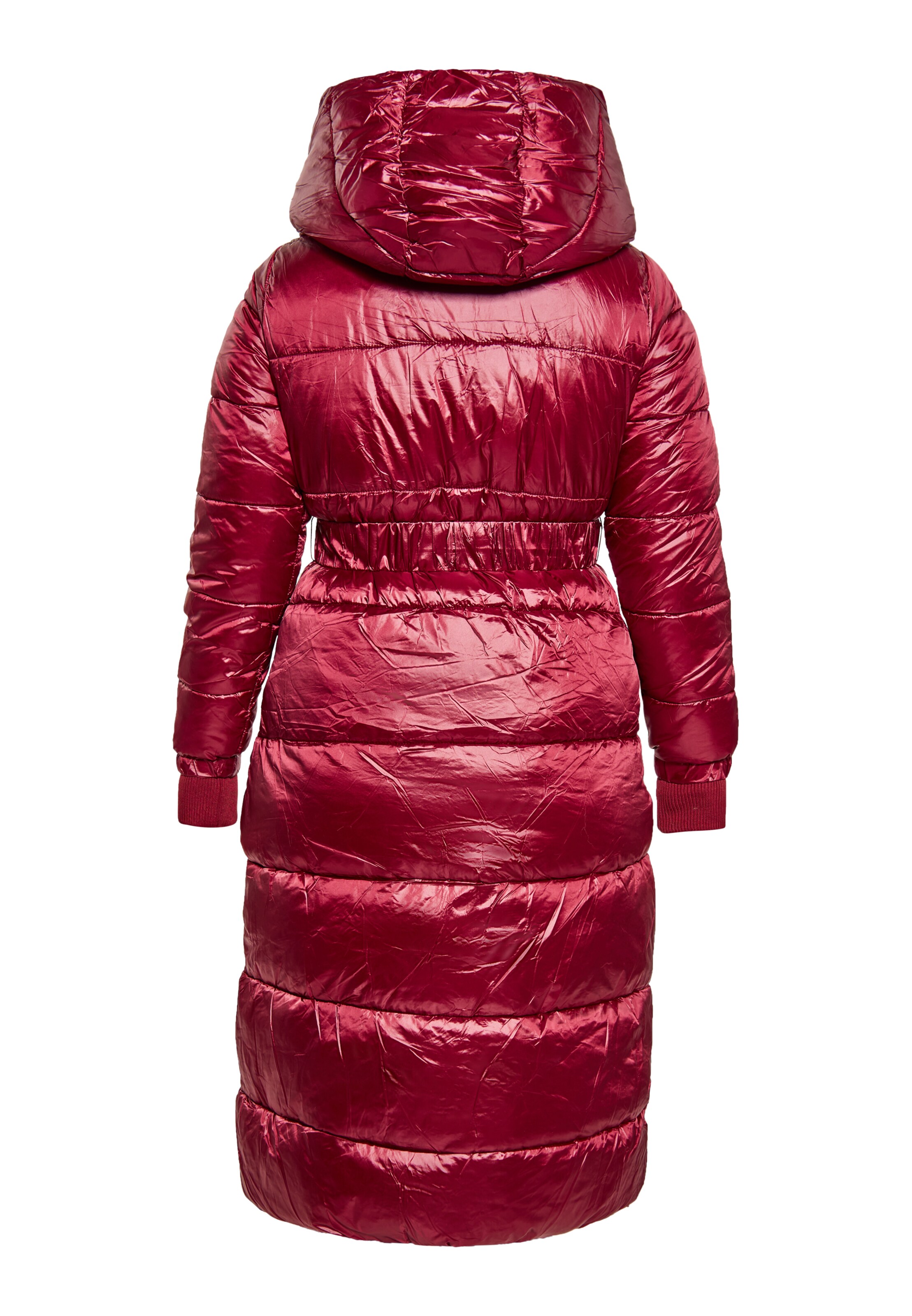 faina Pitkä talvitakki värissä punainen