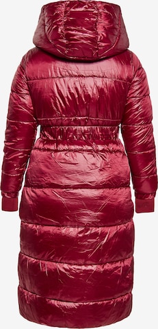faina Χειμερινό παλτό σε κόκκινο