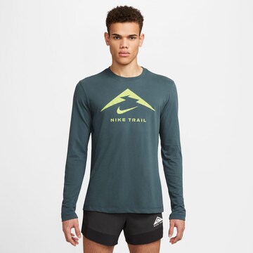 NIKE Funktionsshirt 'Trail' in Grün: Vorderseite