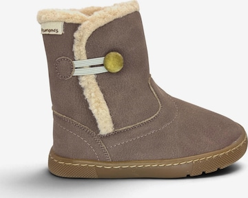 Pisamonas - Bota em castanho: frente