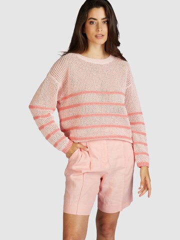MARC AUREL Oversized Sweater in Pink: front