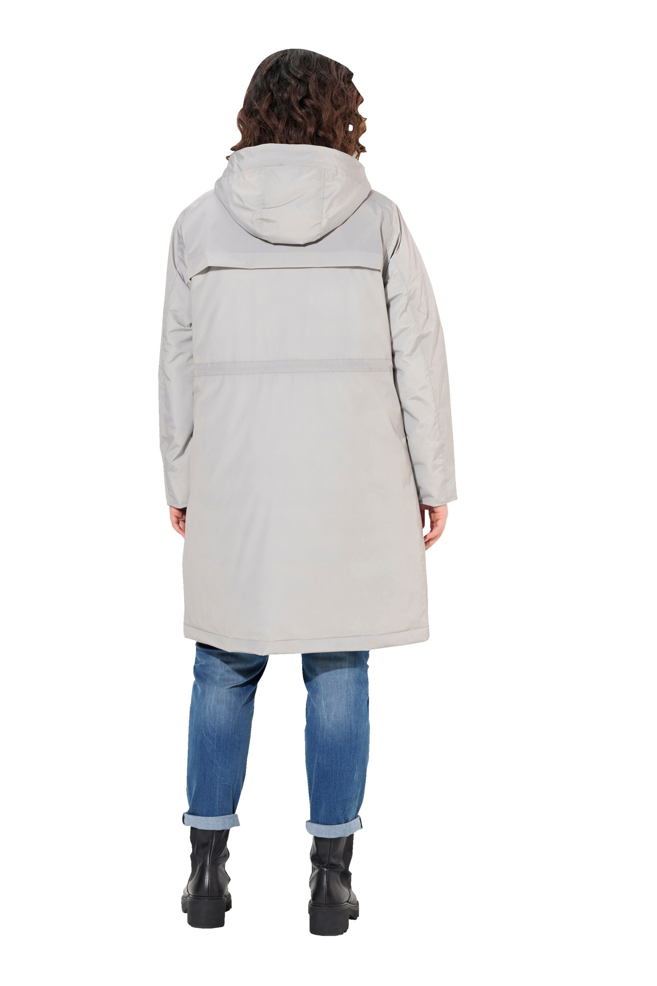 Ulla Popken Wintermantel in Grijs