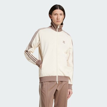 ADIDAS ORIGINALS Sweatvest 'Adicolor Classics Beckenbauer' in Wit: voorkant