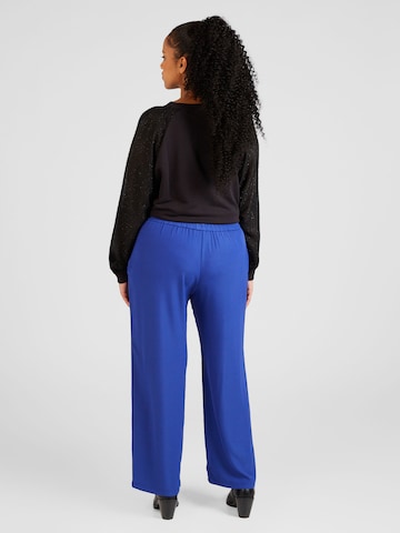 ONLY Carmakoma Regular Broek 'LAURA' in Blauw