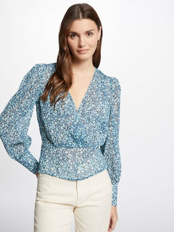 Morgan Blouse in Blauw: voorkant