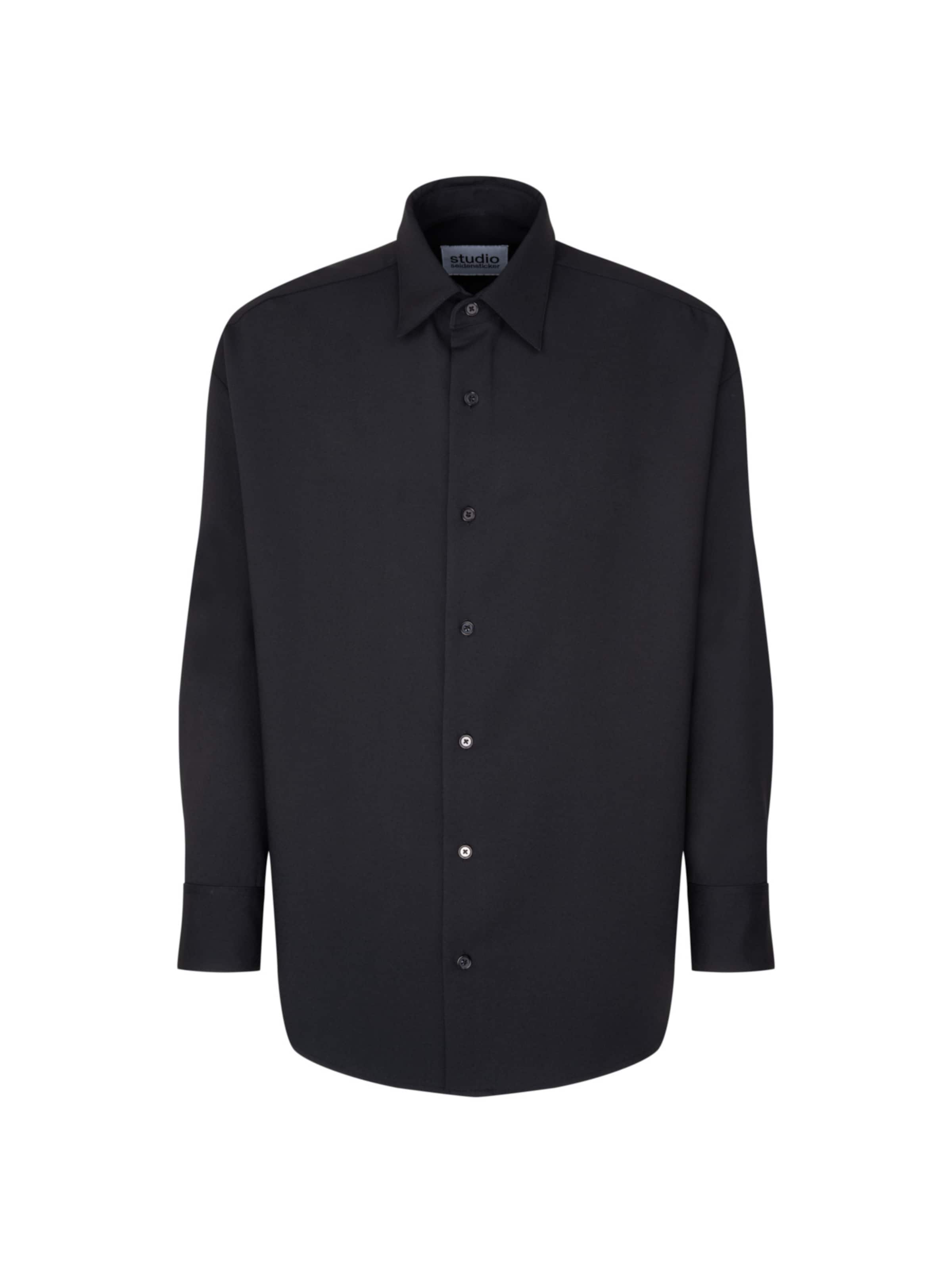 Studio Seidensticker Button Up Shirt in Black, Item view