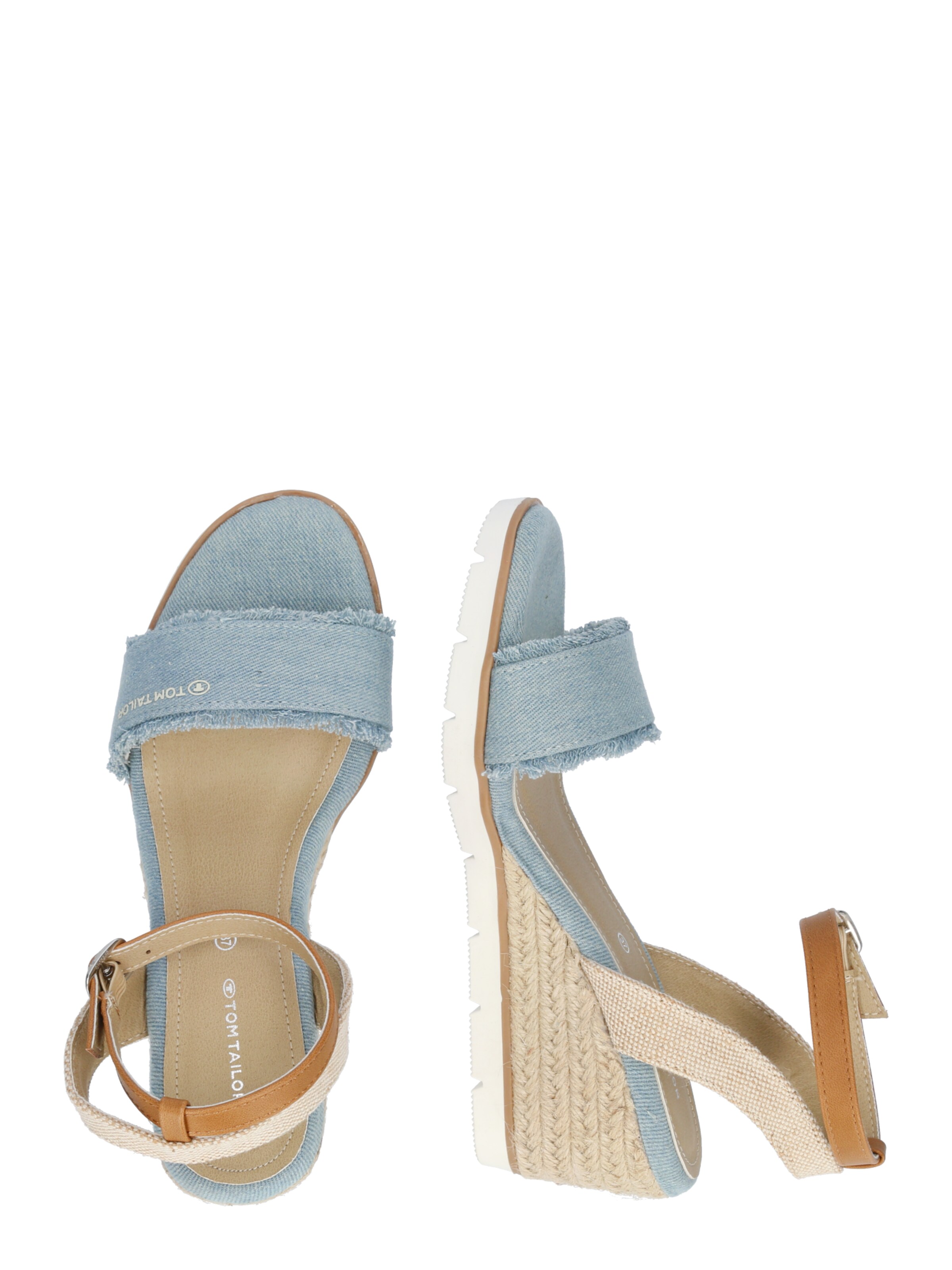 TOM TAILOR Strap sandal in Blue